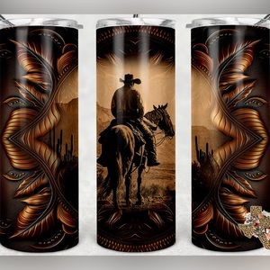 Western Cowboy Tumbler